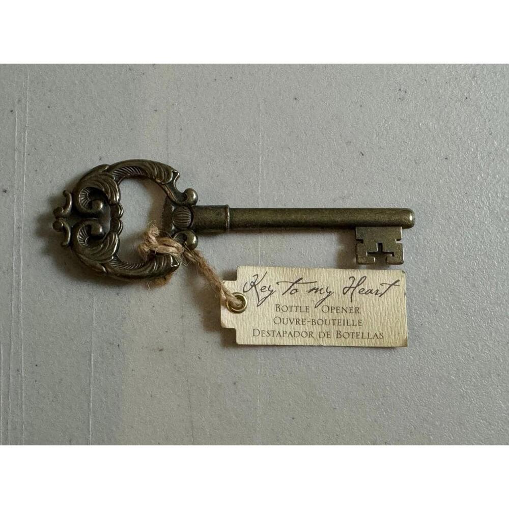 Kate Aspen Key To My Heart Bottle Opener Collectible Fun Party Gift Home Inspo